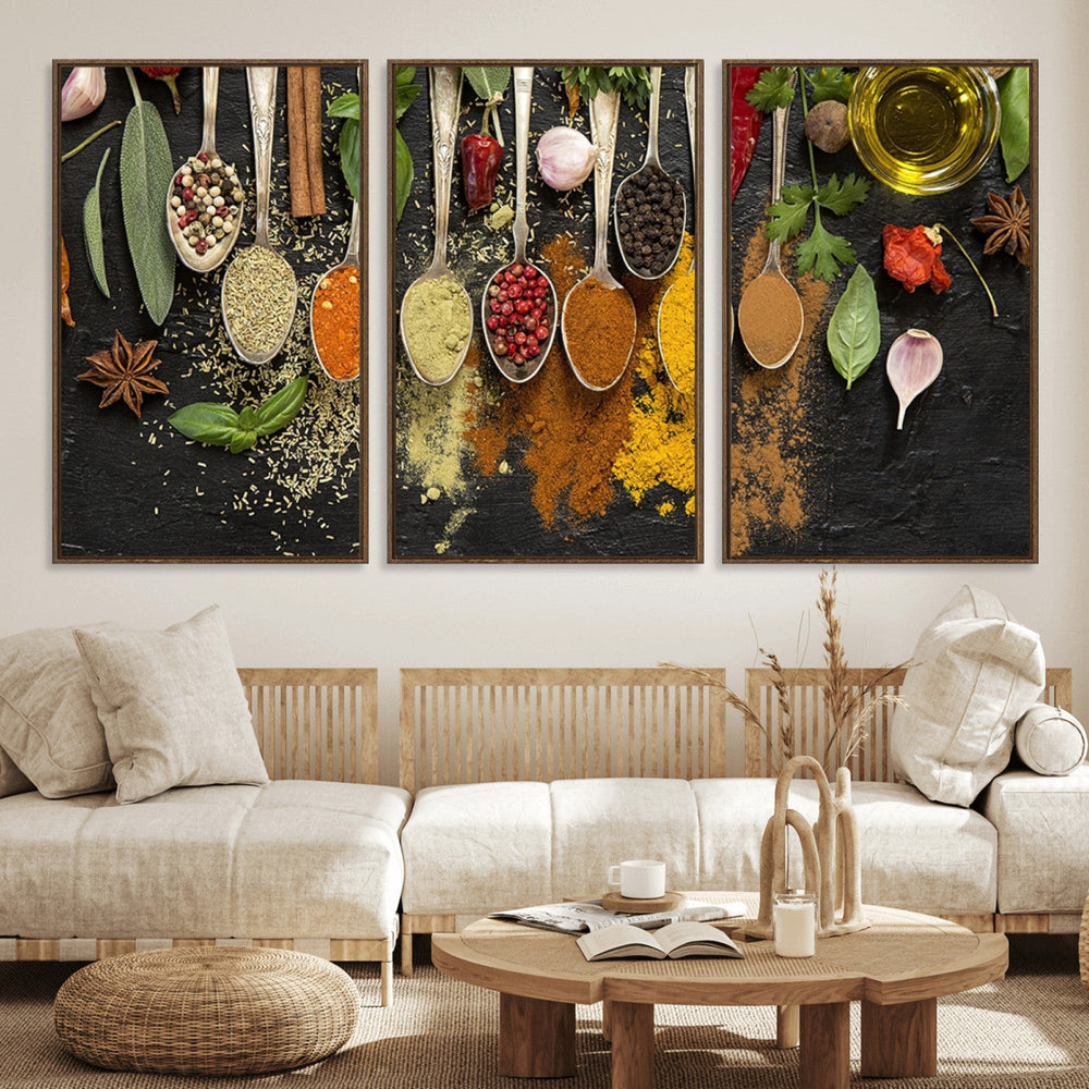 Spices Wall Art Canvas Print