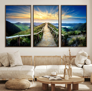 Mountain Landscape Wall Art Canvas Print