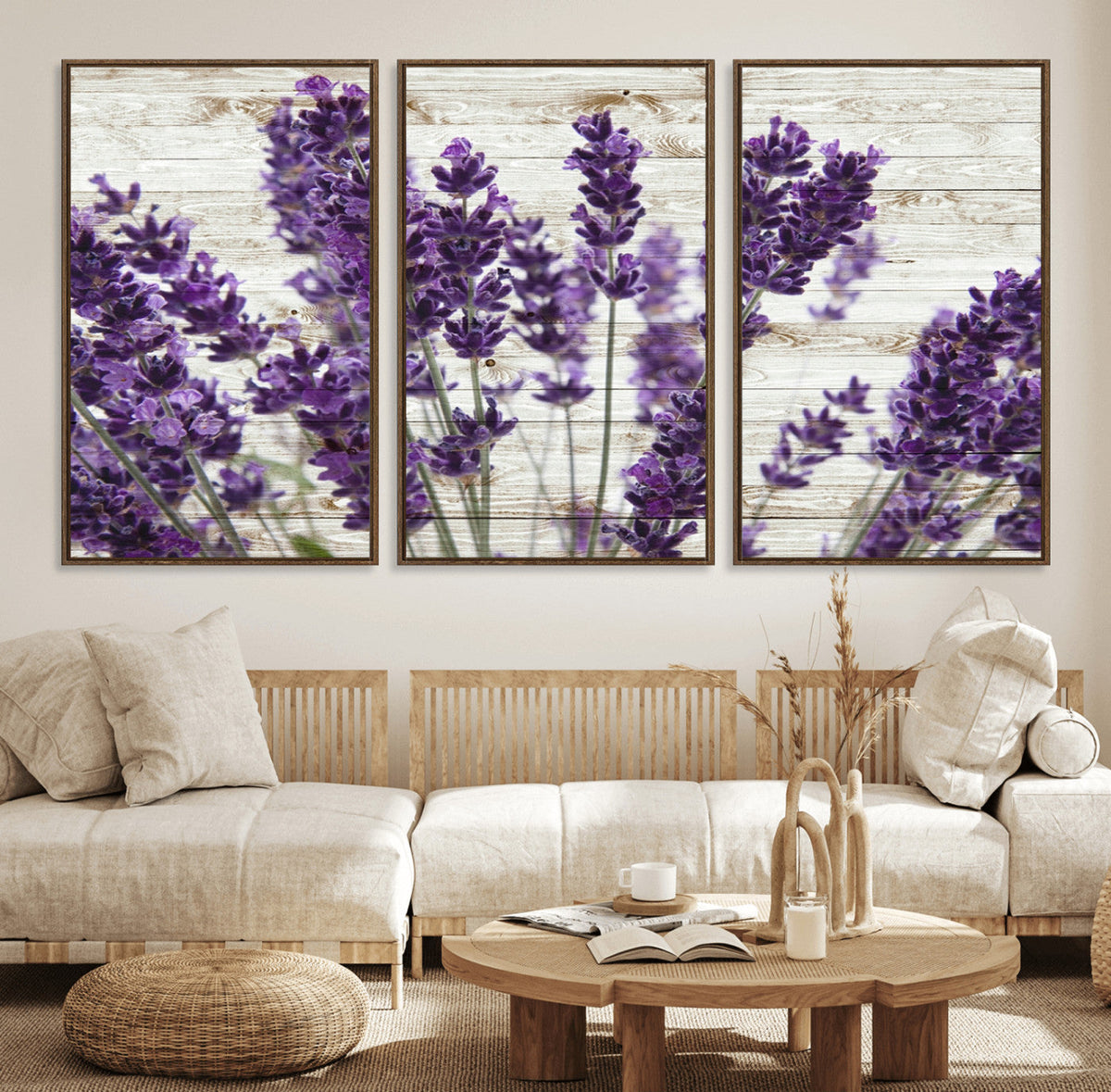 Lavender Herb Wall Art Canvas Print
