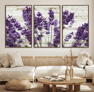 Lavender Herb Wall Art Canvas Print
