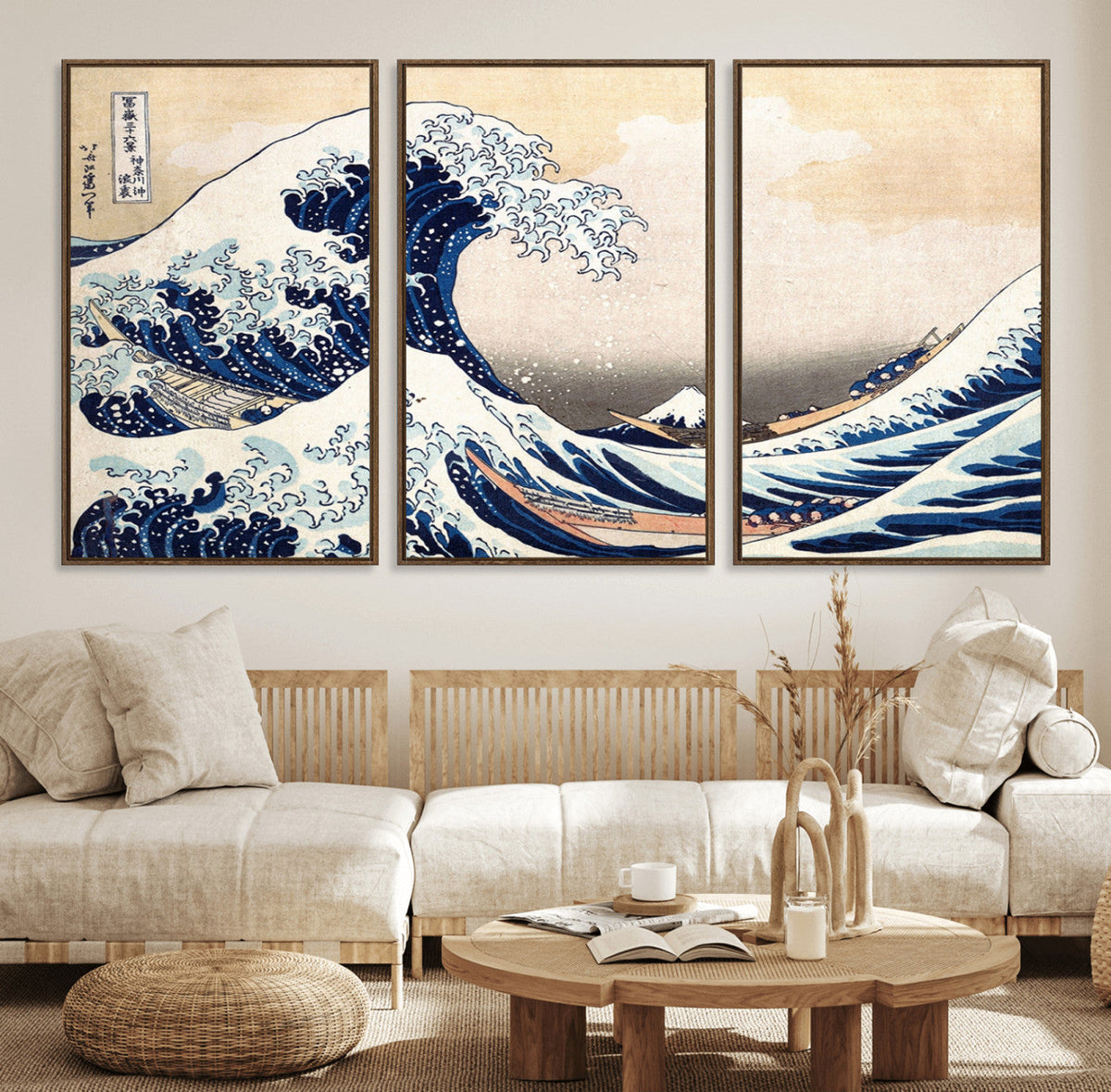 Hokusai: The Breaking Wave off Kanagawa Canvas Print