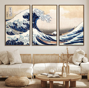 Hokusai: The Breaking Wave off Kanagawa Canvas Print