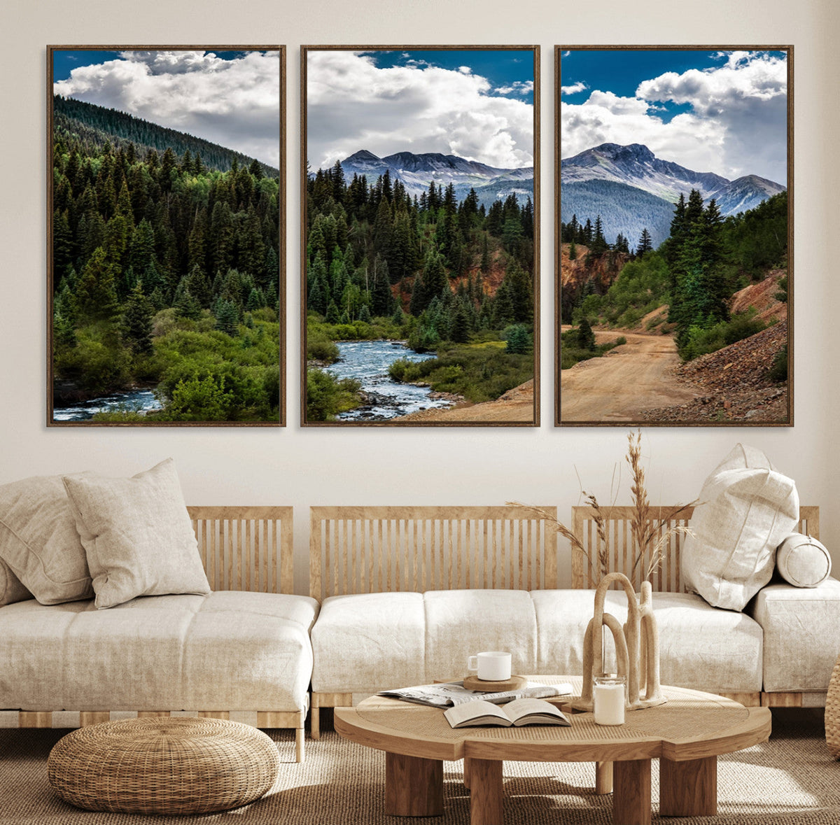 San Juan Nal Forest Wall Art Landscape Canvas Print