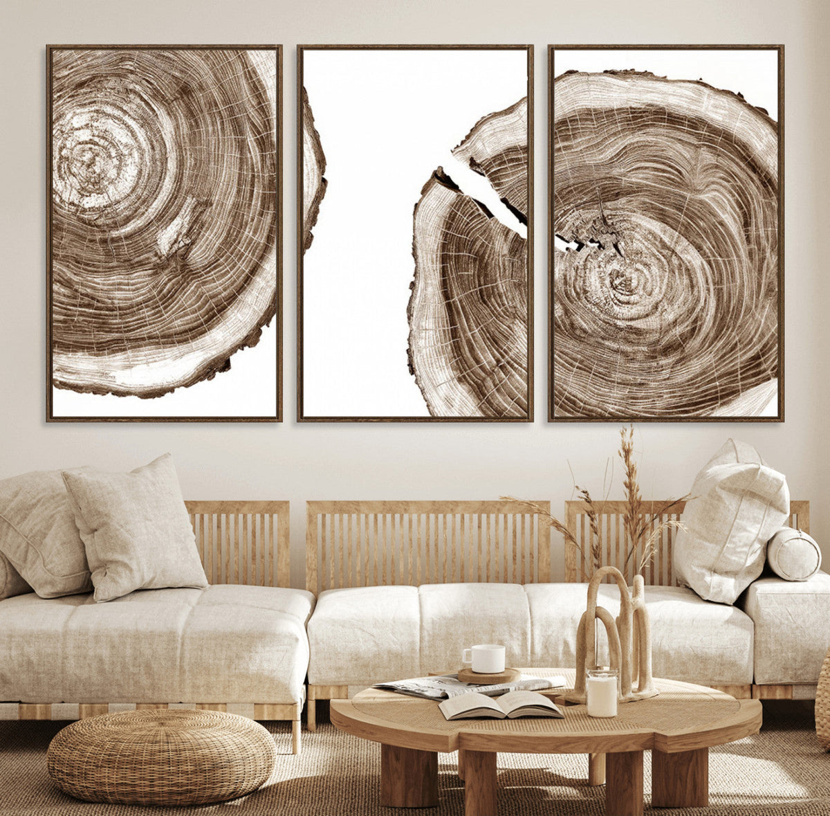 Wood Tree Ring Wall Art Canvas Prints, Tree Rings –