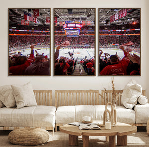 Carolina Hurricanes Ice Hockey Stadium Wall Art, Carolina