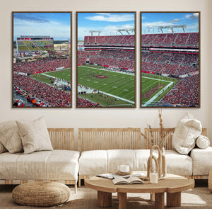 Florida Tampa Raymond James Stadium Wall Art Canvas Print -