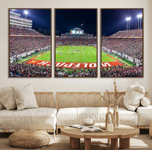 NC State Wolfpack Canvas Print - Raleigh Carter-Finley