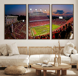 NC State Wolfpack Football Team Print - Raleigh