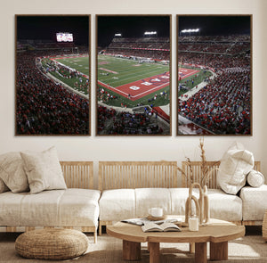 Houston Cougars Football Team Print - Houston TDECU Stadium
