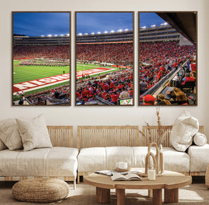 Wisconsin Badgers Football Team Print - Madison Camp Randall