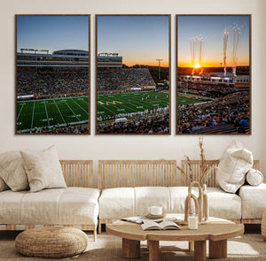 Demon Deacons Football Team Print Canvas- Winston-Salem