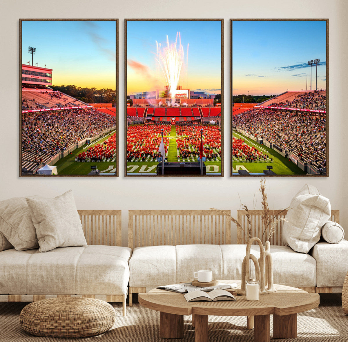 North Carolina State University Canvas Print, North Carolina