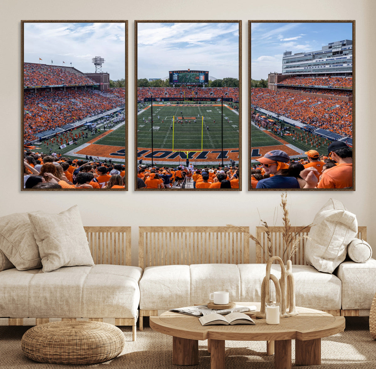 University of Illinois Fighting Illini Football Team Print