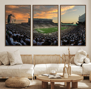 Michigan State Spartans Football Team Print - East Lansing