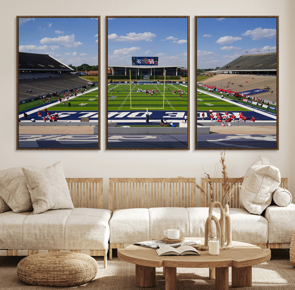 Rice University Owls Football Team Print - Houston Rice