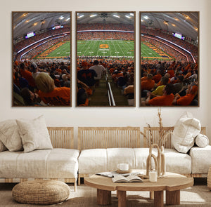 Syracuse University Orange Football Canvas Print, Football