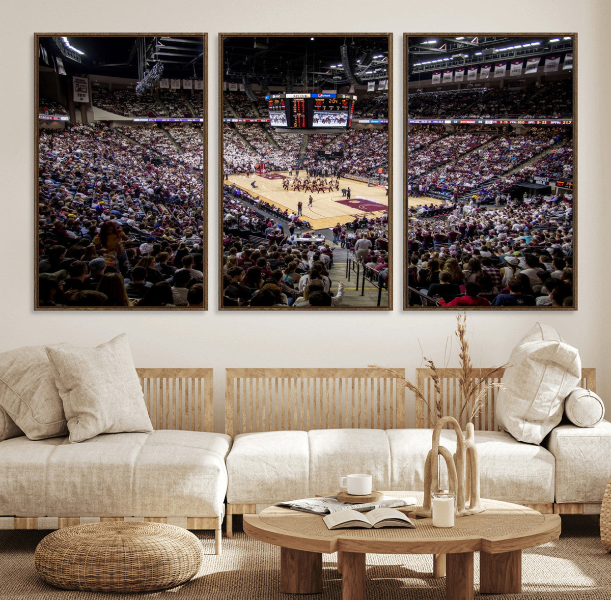 University of Nebraska Cornhuskers Basketball Team Print -