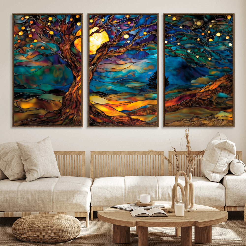 Tree of Life Wall Art - Yggdrasil Tree of Life Canvas Print