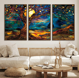 Tree of Life Wall Art - Yggdrasil Tree of Life Canvas Print