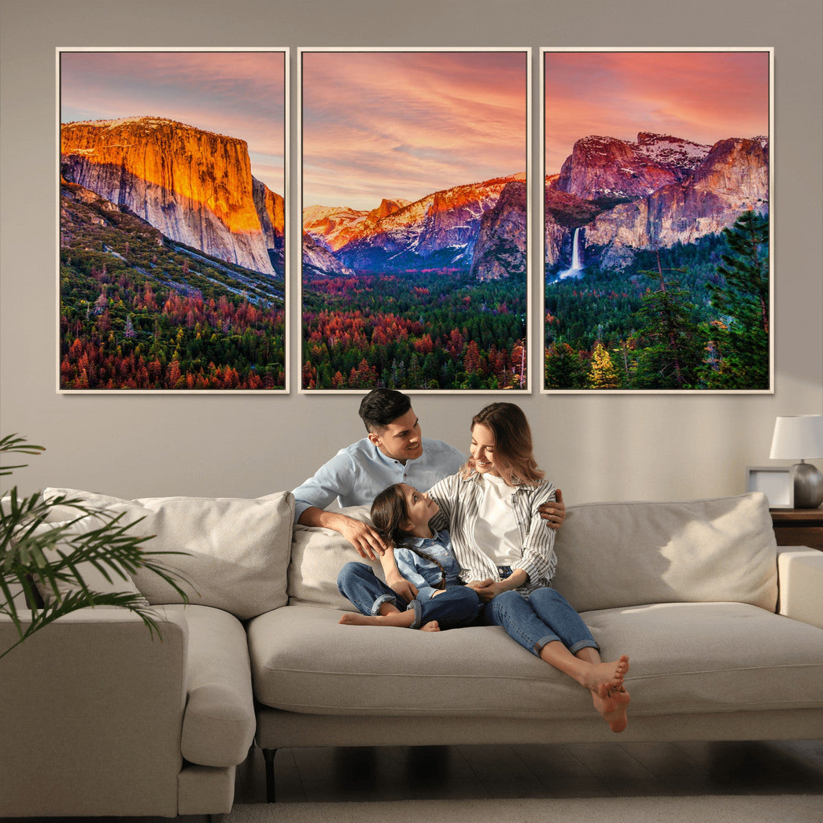Yosemite Nal Park Wall Art Landscape Canvas Print El Capitan