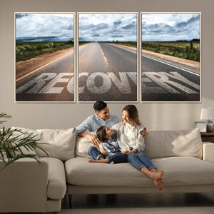 Recovery Road Wall Art Canvas Print