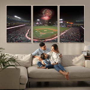 Fireworks at Angel Stadium – Los Angeles Angels Canvas