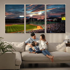 Fenway Park Wall Art Canvas Print | Large Baseball Stadium