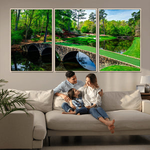 Augusta National Golf Club Wall Art - Panoramic Bridge &