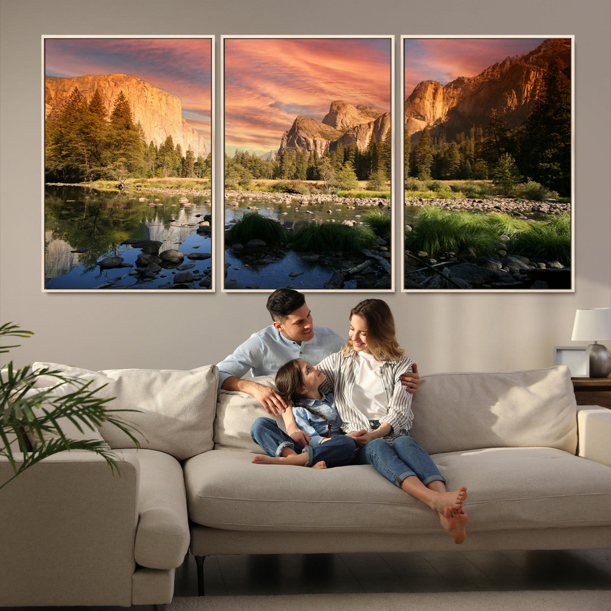 Yosemite Valley Wall Art Canvas Print – El Capitan Sunset