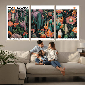 Modern Japanese Wall Art Canvas Print – Framed Abstract