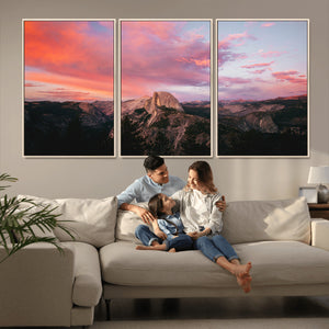 Half Dome Wall Art Canvas Print – Framed Yosemite National