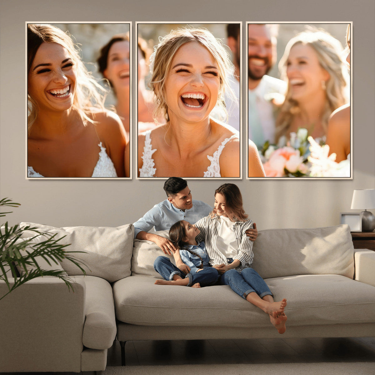 Custom Canvas Print, Personalized Photo Wall Art Unique