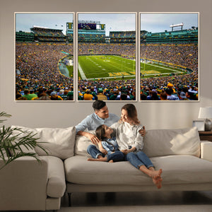 Green Bay Packers Lambeau Field Stadium Wall Art Canvas