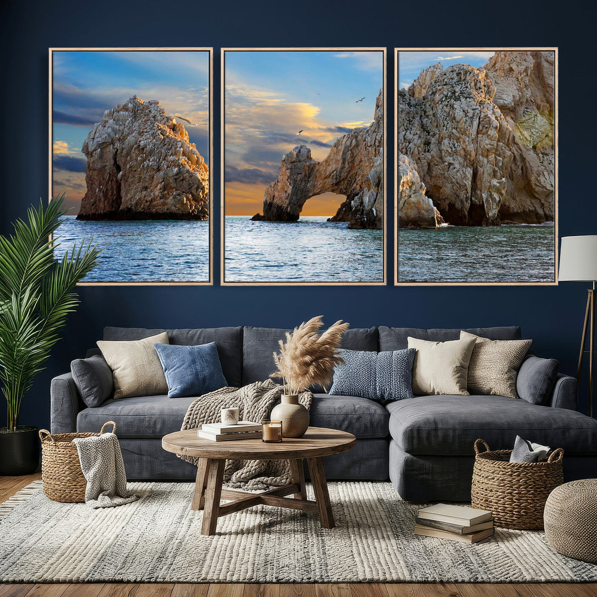 The Arch Cabo San Lucas Ocean Arch Wall Art Canvas Print,