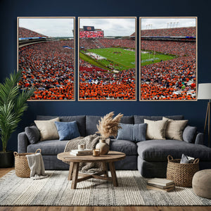 Auburn Stadium Wall Art Canvas Print, Jordan Hare Stadium