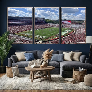 Georgia Bulldogs Stadium Wall Art Canvas Print, Sanford