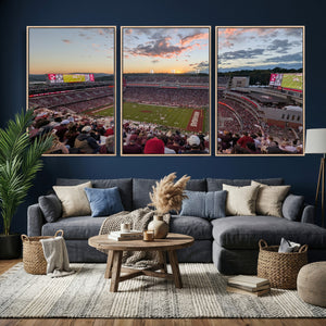 Donald W. Reynolds Razorback Stadium Wall Art Canvas Print –