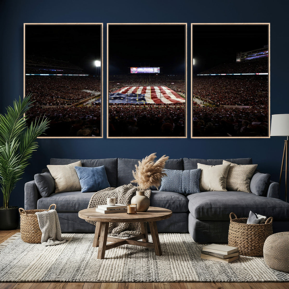 Oklahoma Memorial Stadium Wall Art Canvas Print – Oklahoma