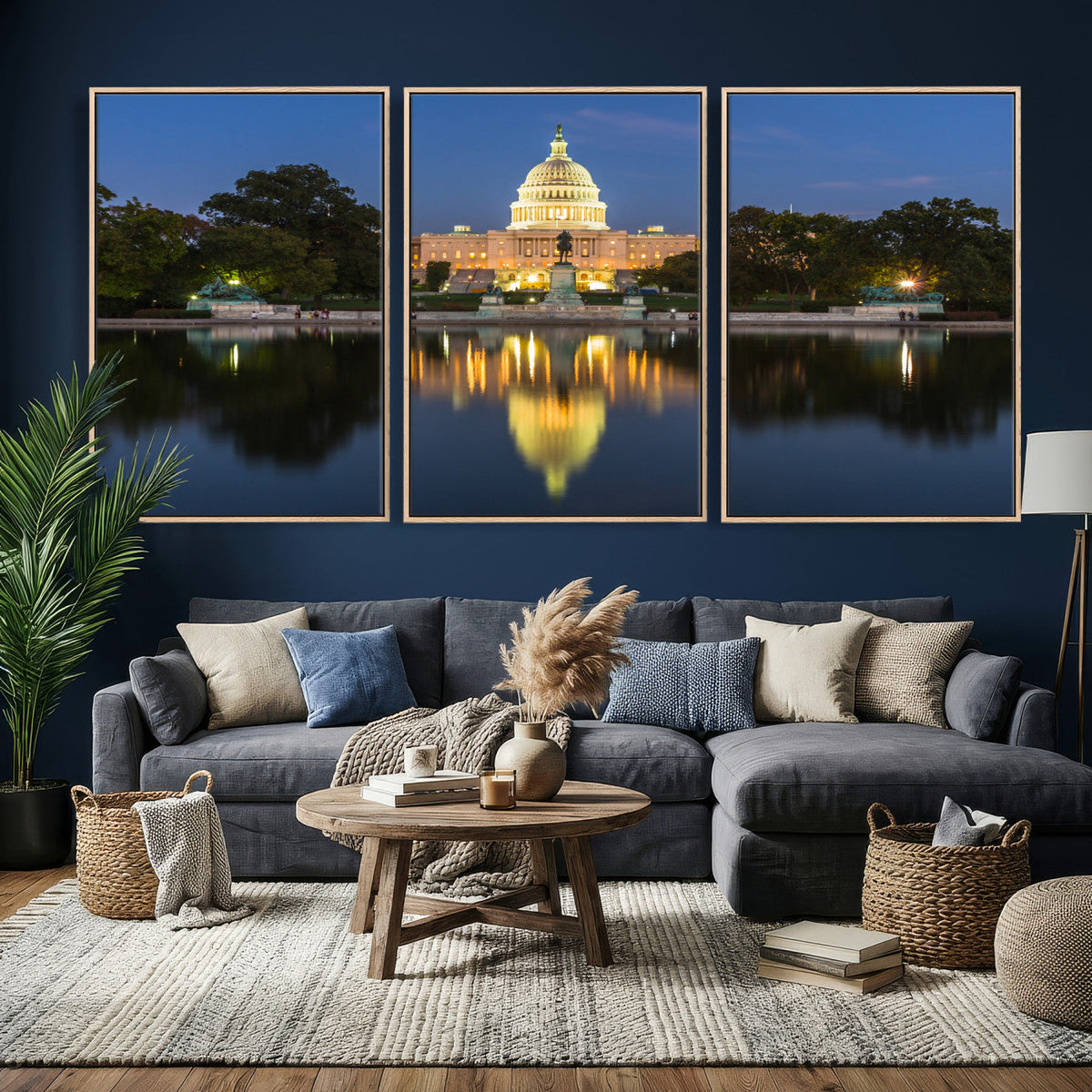 US Capitol Building Wall Art Canvas Print – Washington DC