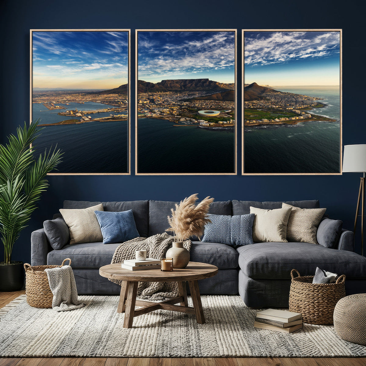 Cape Town Skyline Wall Art Canvas Print – Table Mountain