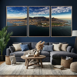 Cape Town Skyline Wall Art Canvas Print – Table Mountain