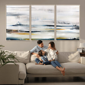 Soft Color Abstract Canvas Print