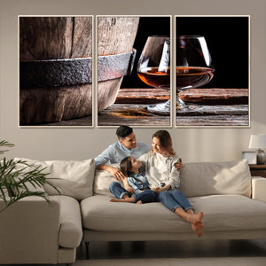 Scots Whiskey Wall Art Canvas Print