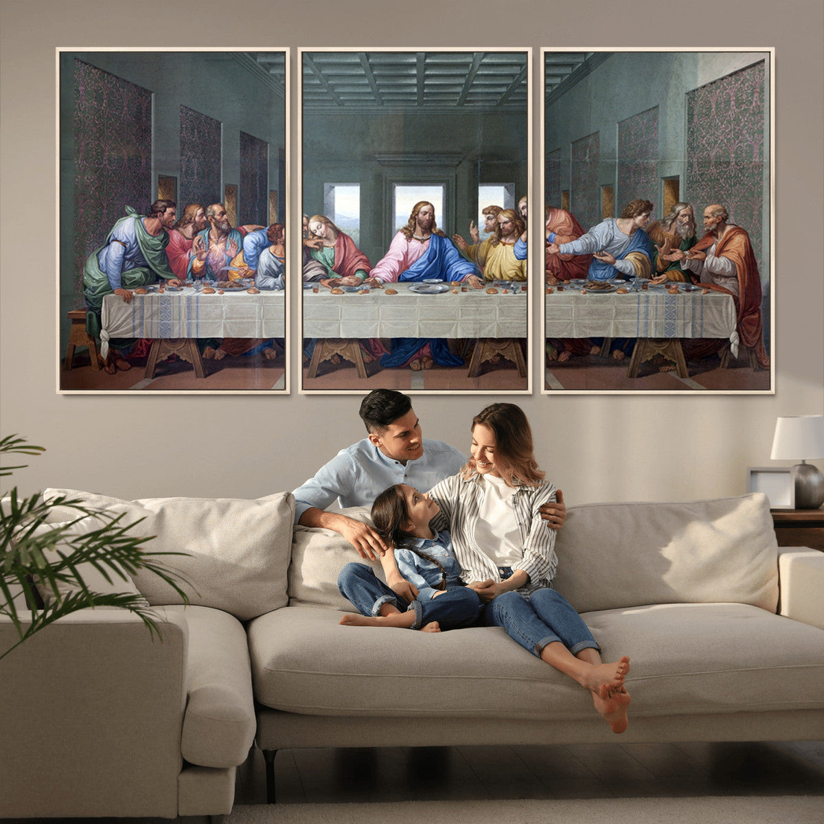 The Last Supper Multi Panel Canvas Wall Art