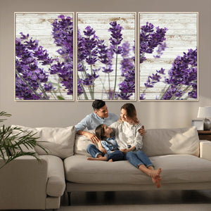 Lavender Herb Wall Art Canvas Print