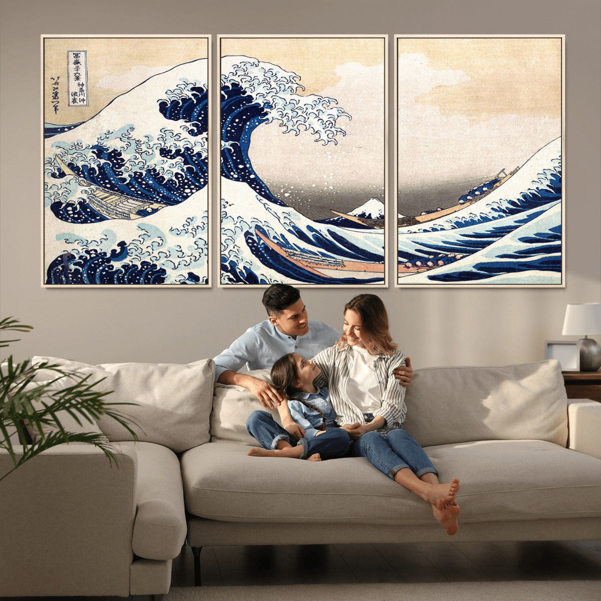 Hokusai: The Breaking Wave off Kanagawa Canvas Print