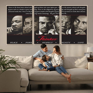 Thinkers of Wall Art Canvas Print - Inspirational Wall Art