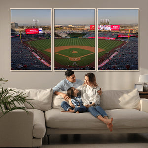 Los Angeles Angels Baseball Canvas Print - Anaheim Angel