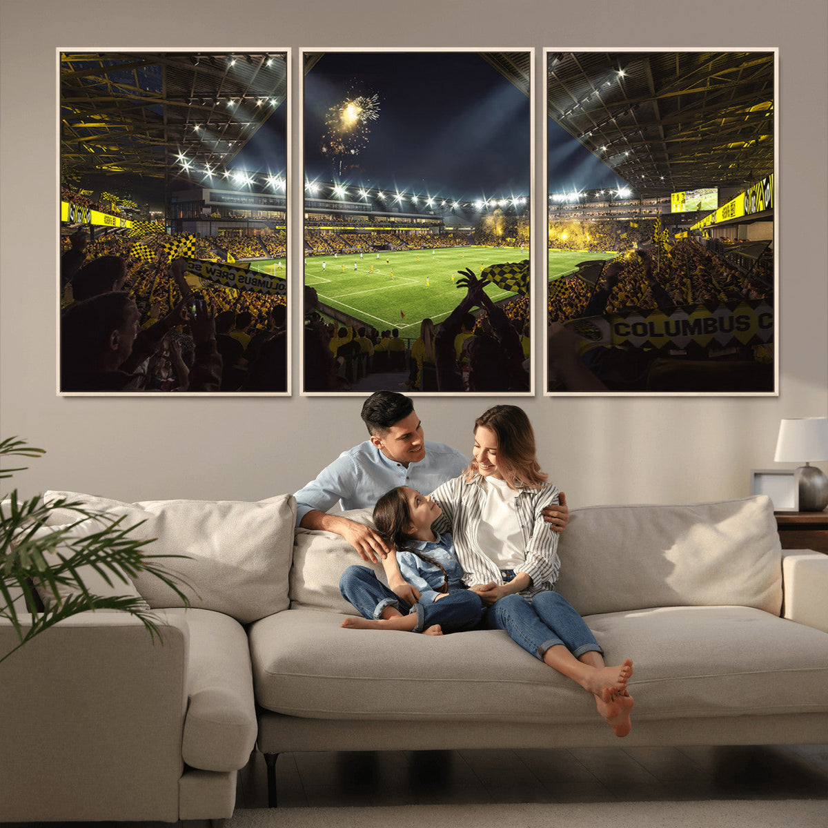 Columbus Crew Soccer Team Print - Columbus Crew Stadium Wall
