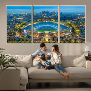 Los Angeles Dodgers Wall Art Canvas, Dodger Stadium Wall Art